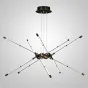 Подвесная люстра VALA L8 Black от ImperiumLoft