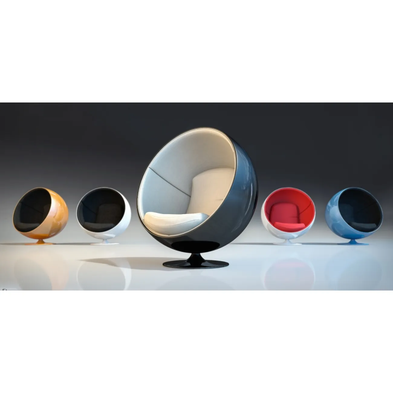 Кресло шар Ball Chair designed by Eero Aarnio in 1963 от LaLume