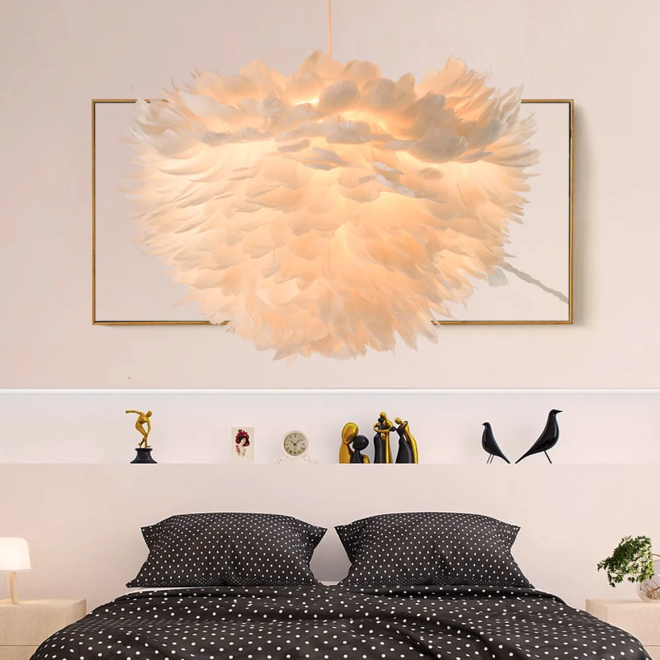 Люстра FEATHERS D60 White от ImperiumLoft