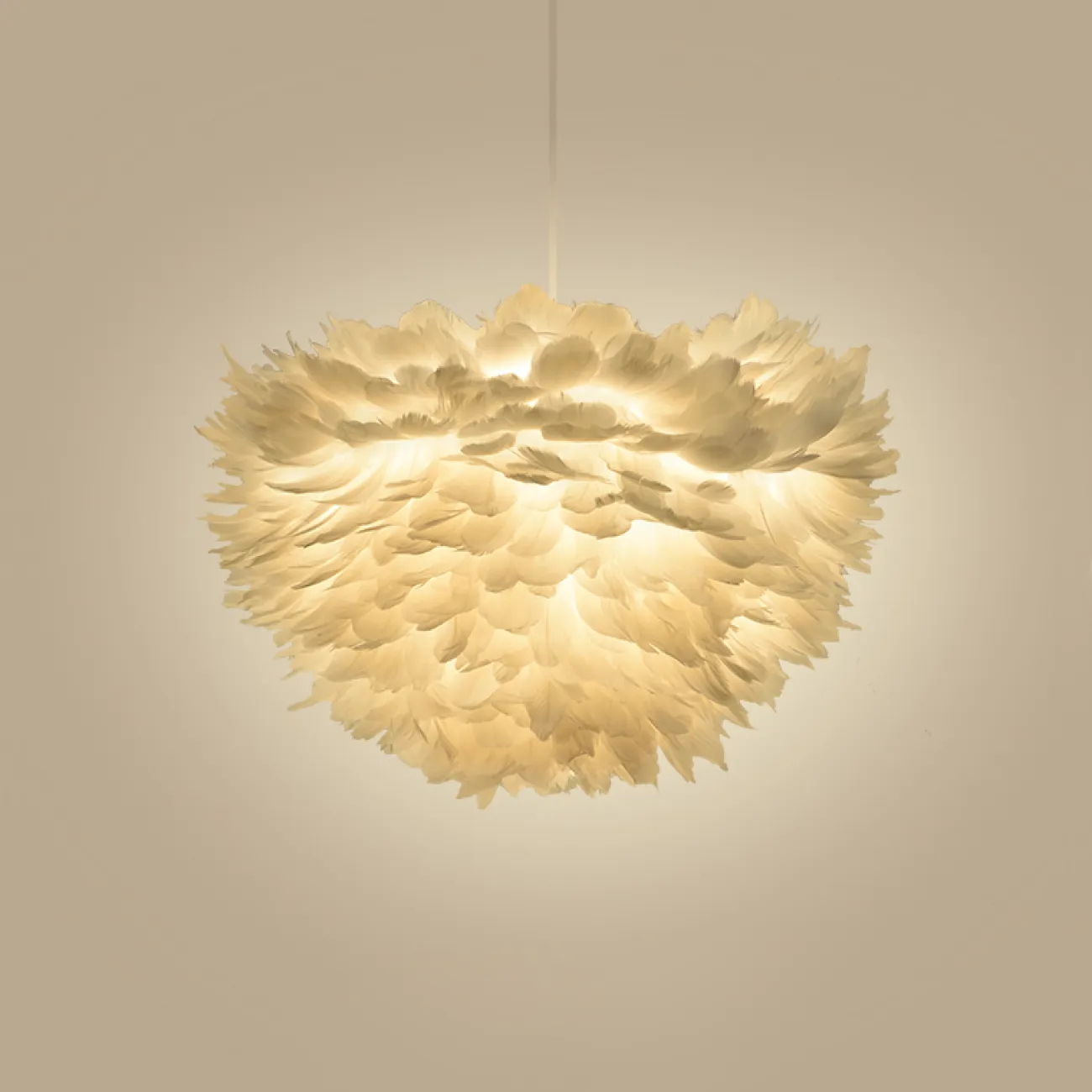 Люстра FEATHERS D60 White от ImperiumLoft