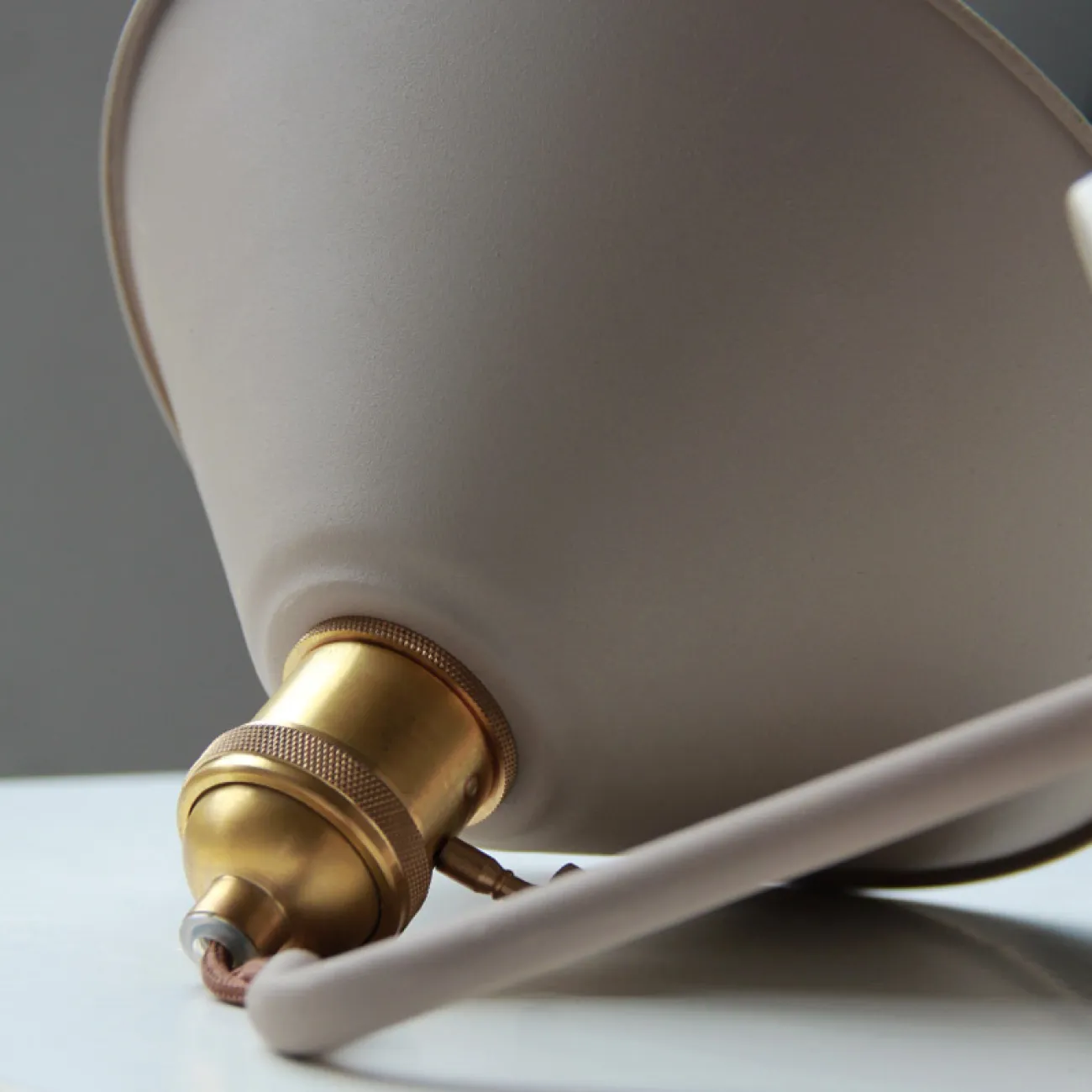 Бра с подвесным плафоном BRAID WALL Gray от ImperiumLoft