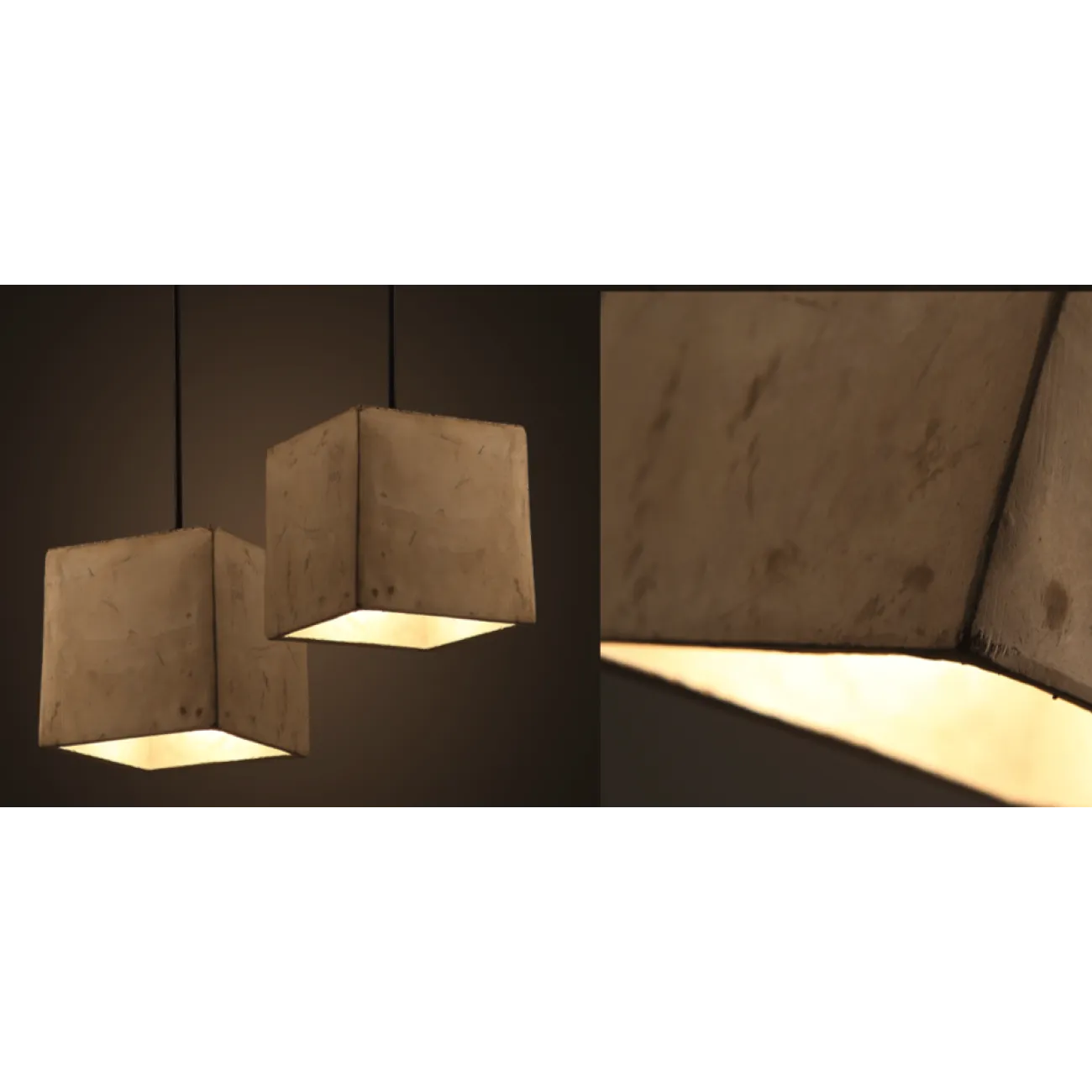 Подвесной светильник Art Concrete Cub от LaLume Подвесной светильник Art Concrete Cub от LaLume