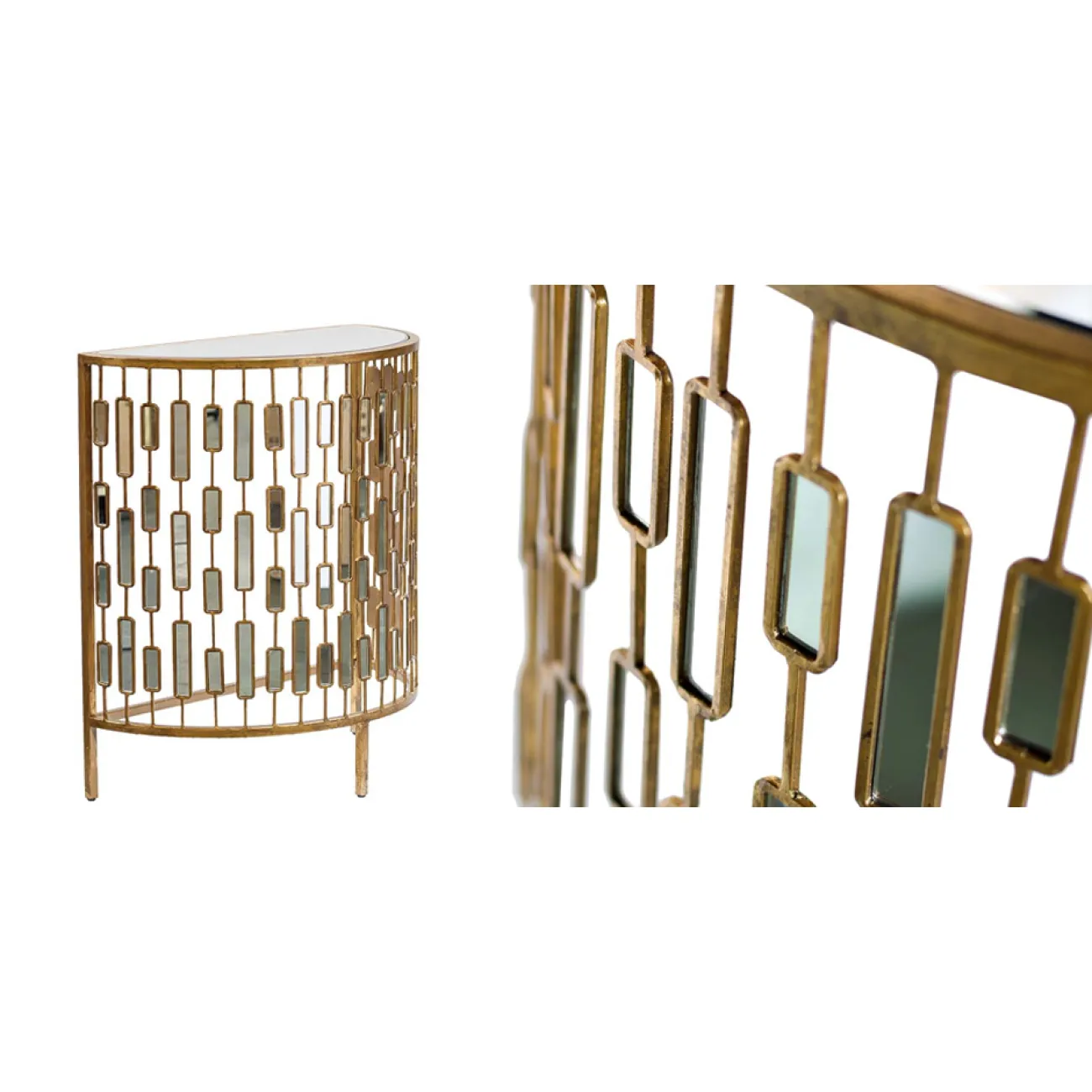 Консоль зеркальная Mirror Inserts Сonsole от LaLume