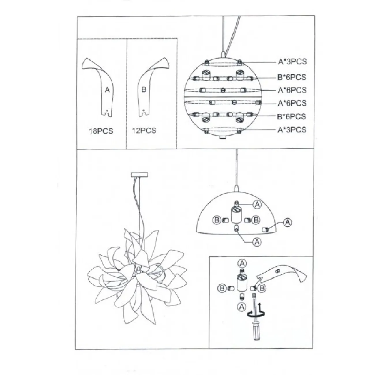 Люстра DEVINA от ImperiumLoft