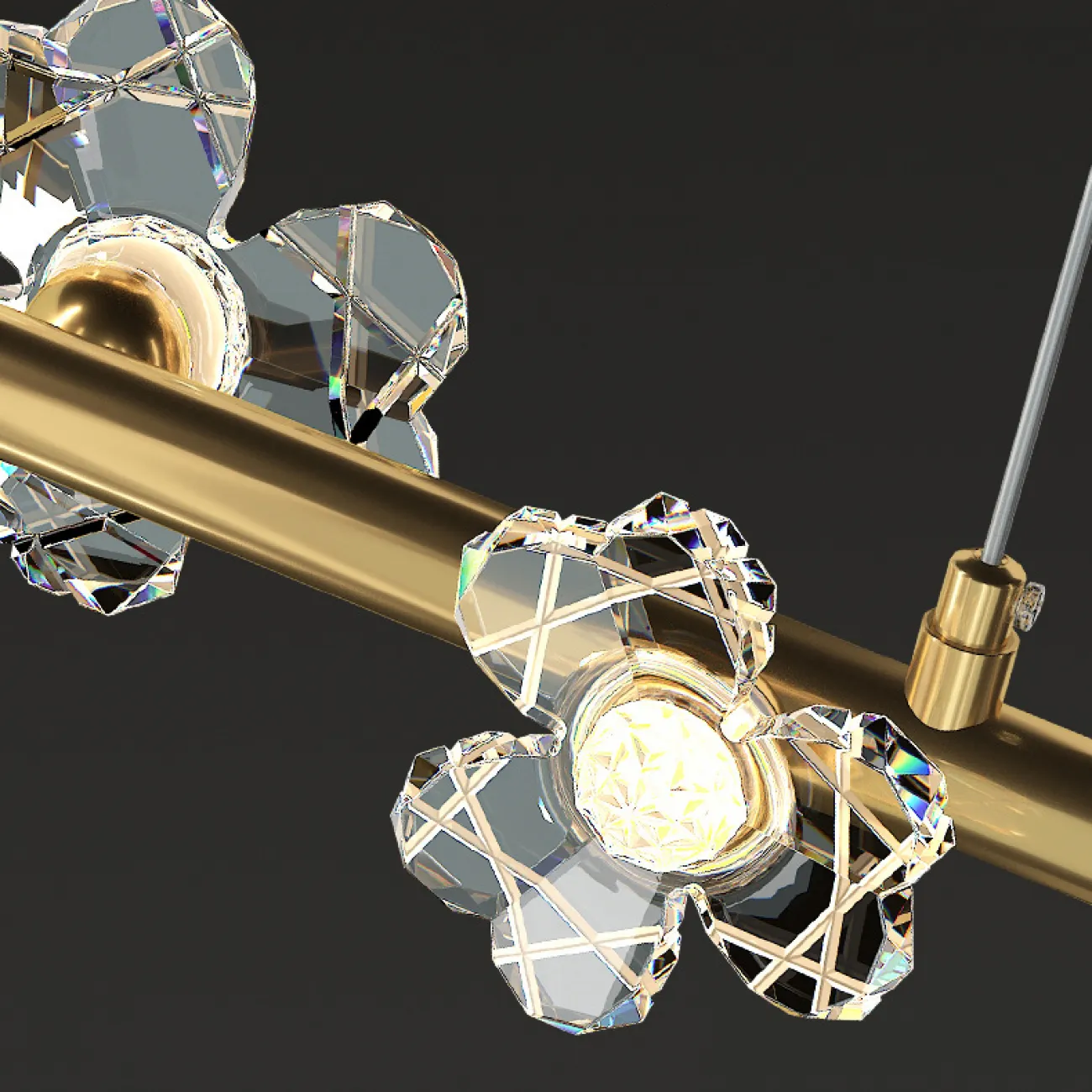 Подвесной светильник CAMILIA LONG L100 Brass от ImperiumLoft