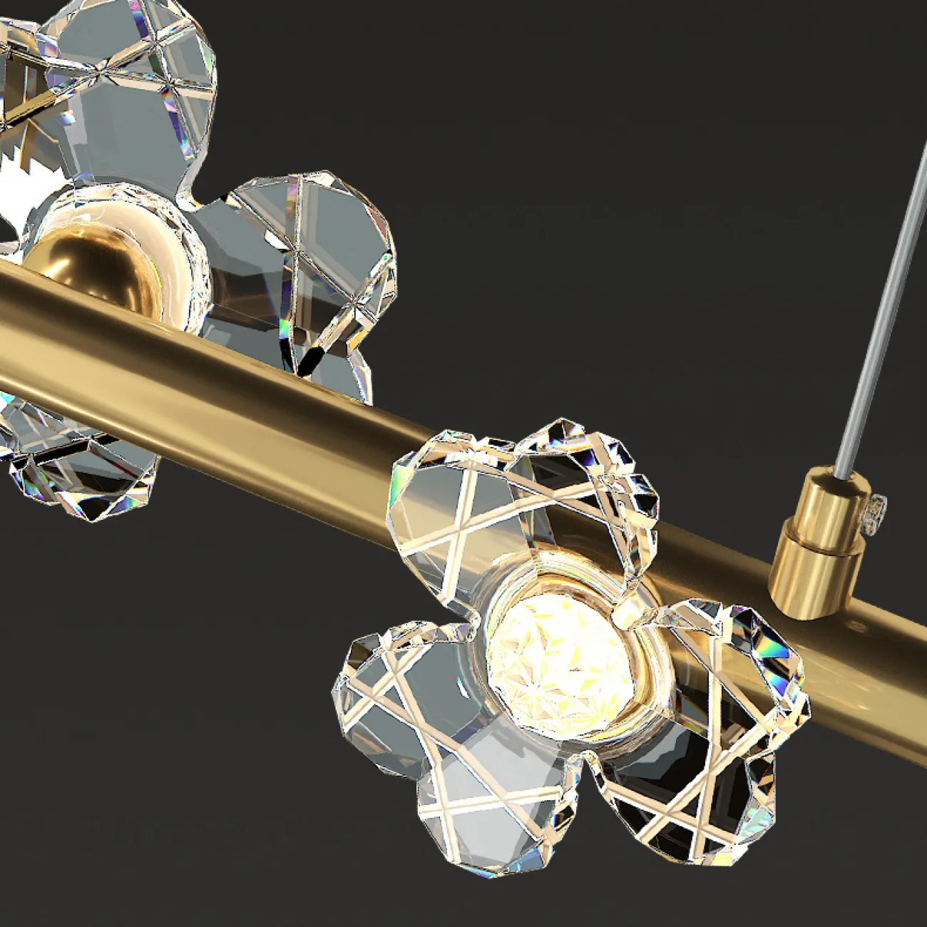 Подвесной светильник CAMILIA LONG L100 Black от ImperiumLoft