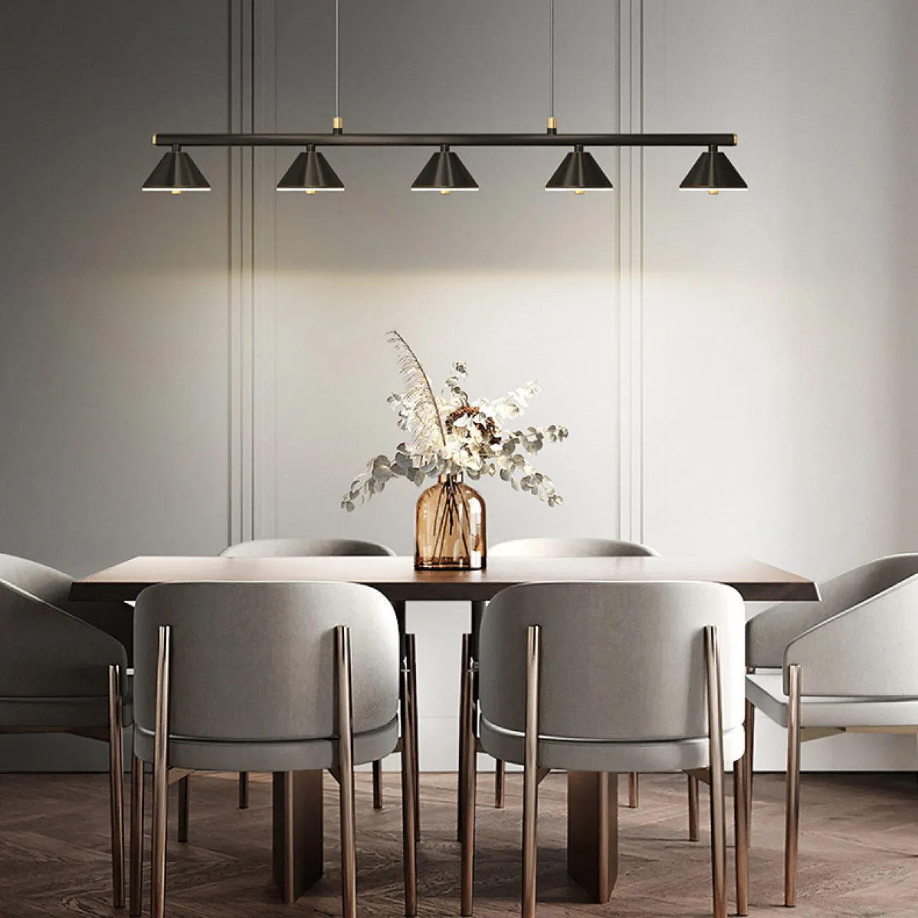 Подвесной светильник GENRE LONG L5 Brass от ImperiumLoft