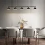 Подвесной светильник GENRE LONG L6 Black от ImperiumLoft