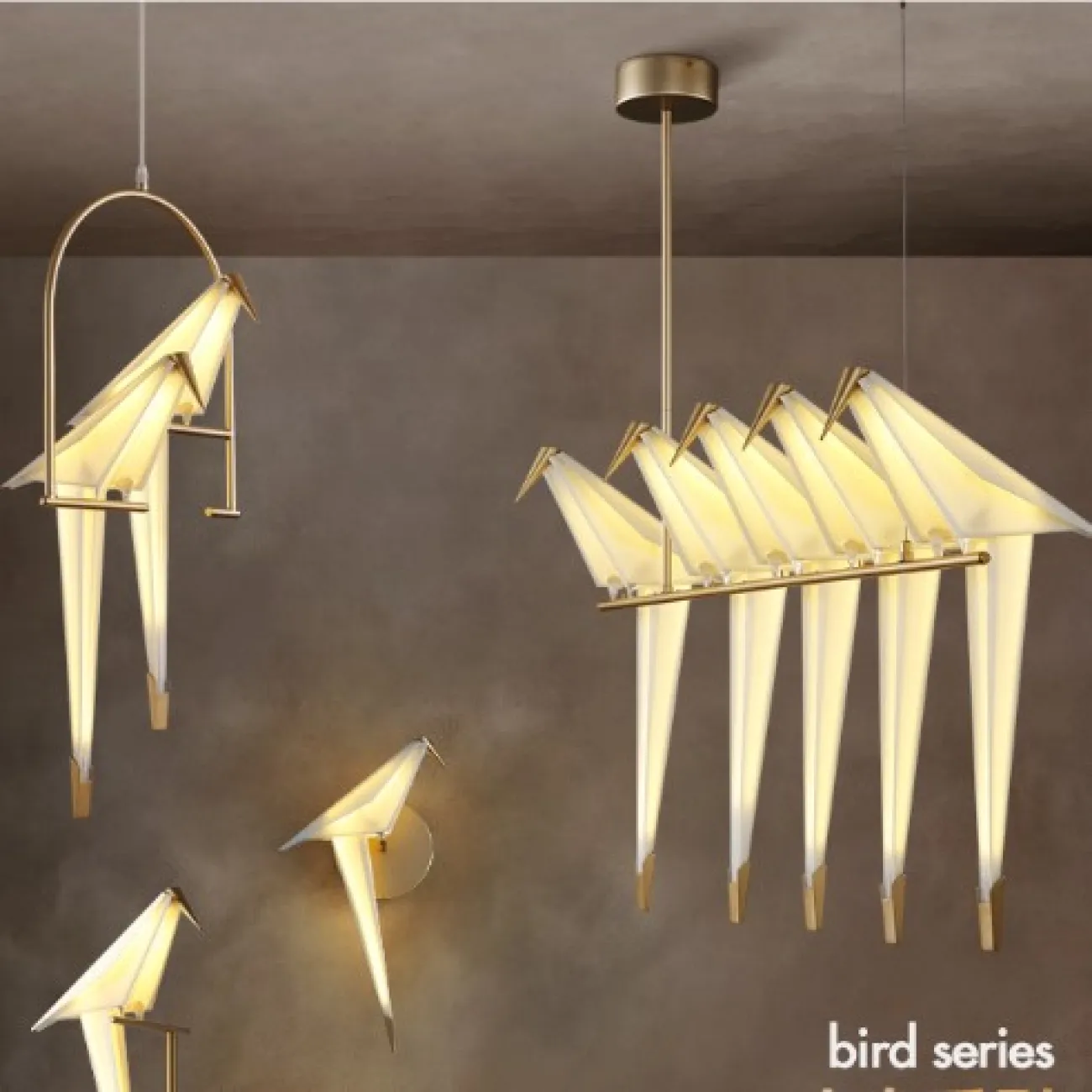 Бра Mi Perch Light Wall origami от ImperiumLoft