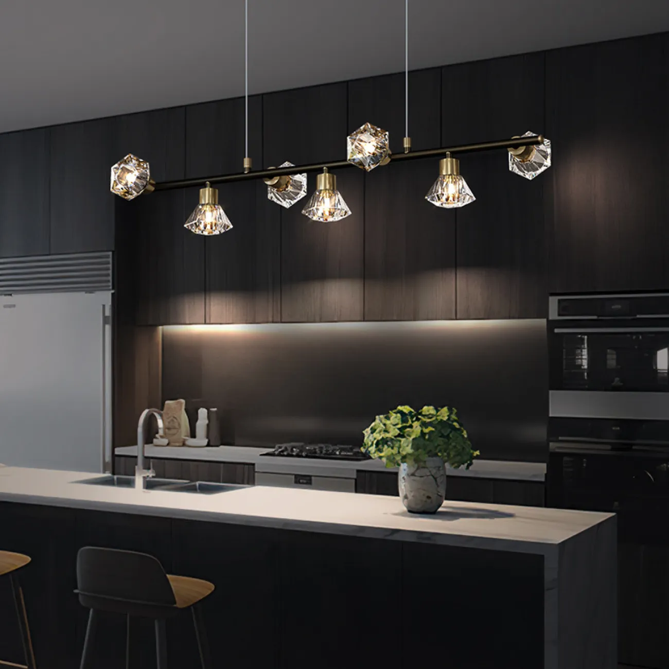 Подвесной светильник KENDRA L83 Gold от ImperiumLoft