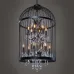 Люстра Steampunk Birdcage Chandelier 60 black