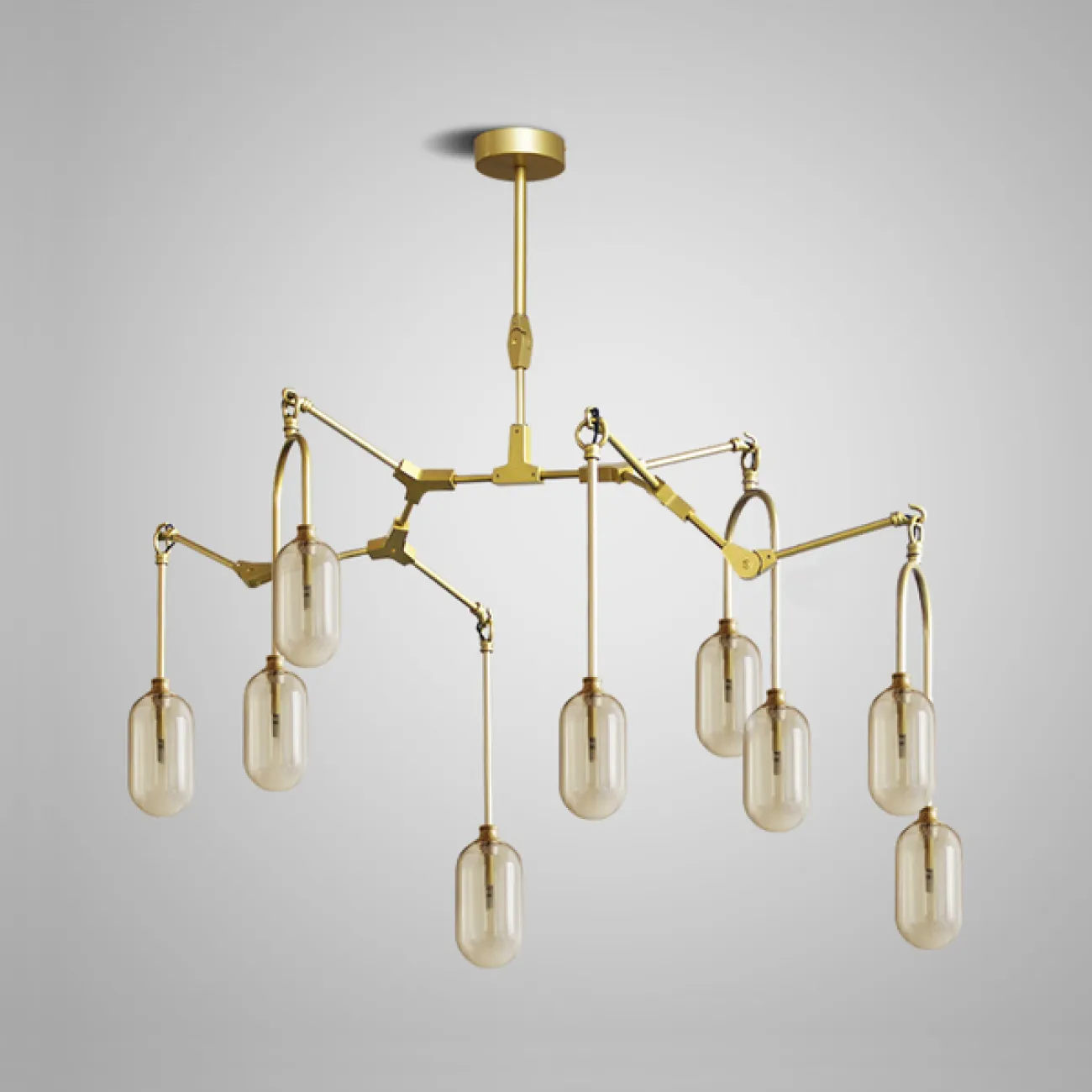 Подвесная люстра WILLOW 9 от ImperiumLoft Подвесная люстра WILLOW 9 от ImperiumLoft