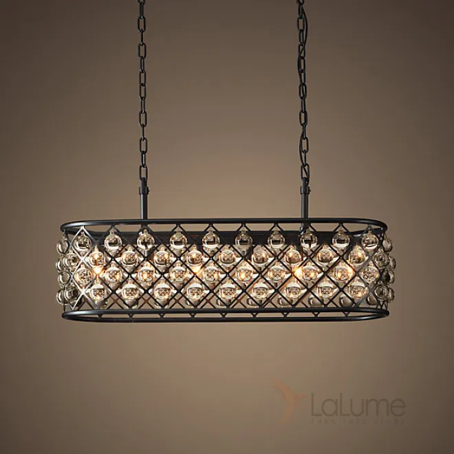 Люстра RH Spencer Rectangular Chandelier 80 от LaLume Люстра RH Spencer Rectangular Chandelier 80 от LaLume