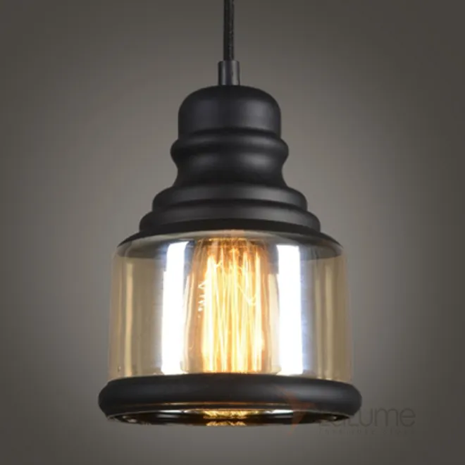 Подвесной светильник Loft Smoke Glass Pendant #1 от LaLume