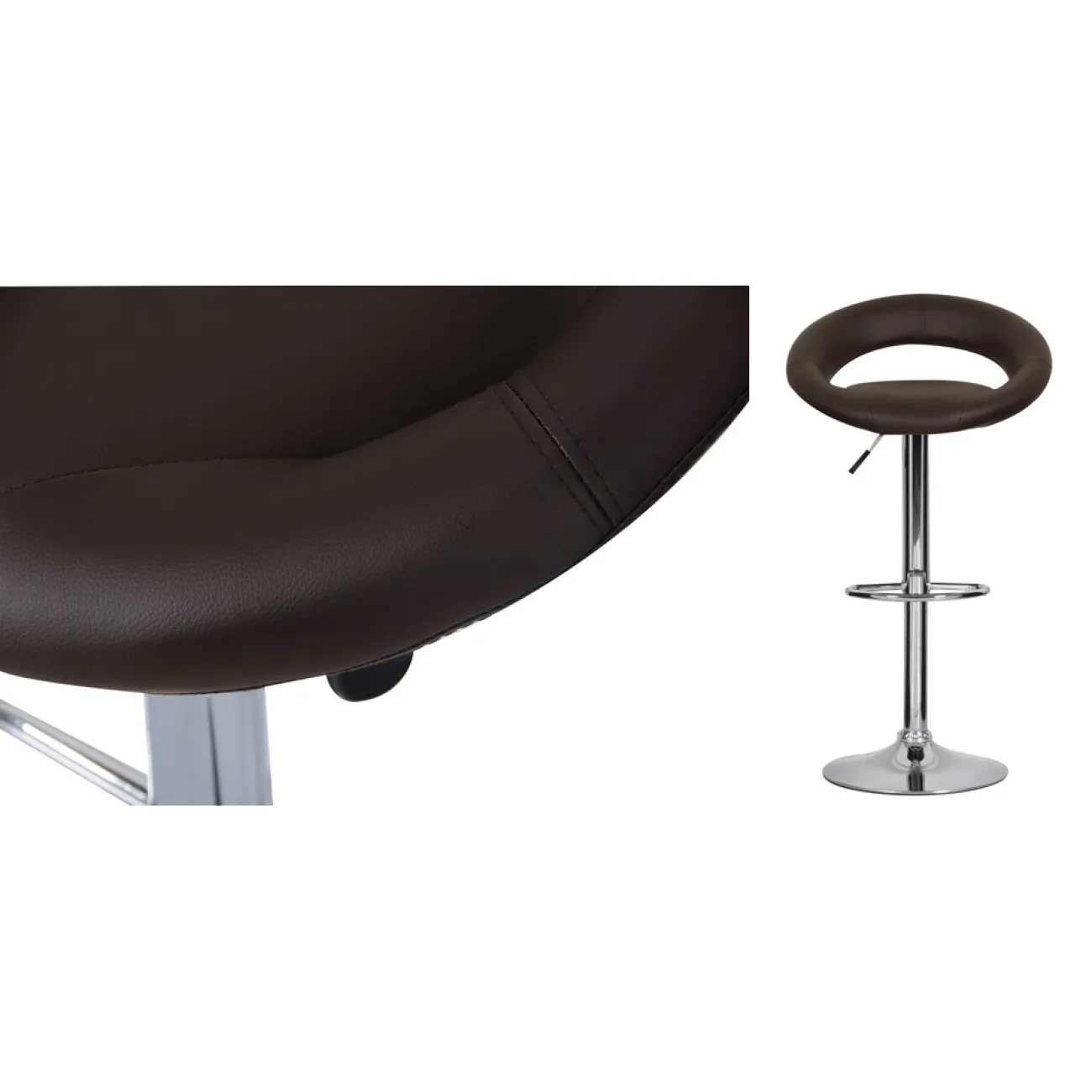 Барный стул Ring Dark Brown от LaLume Барный стул Ring Dark Brown от LaLume