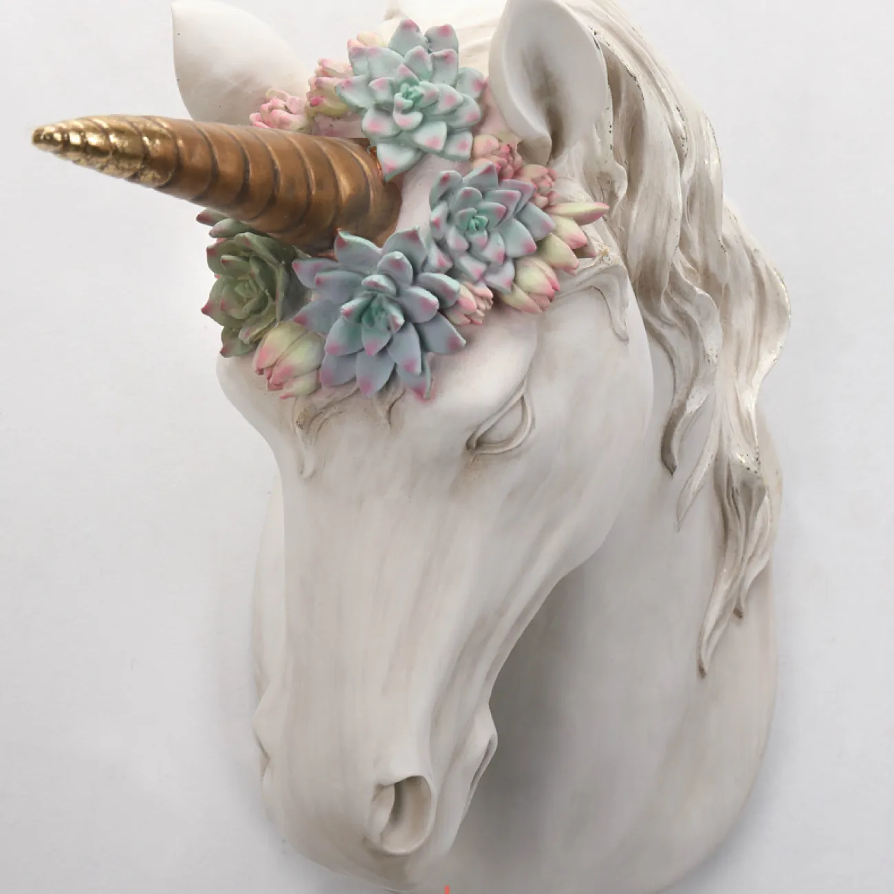 Дизайнерский настенный декор единорог LaLume-KKK00244