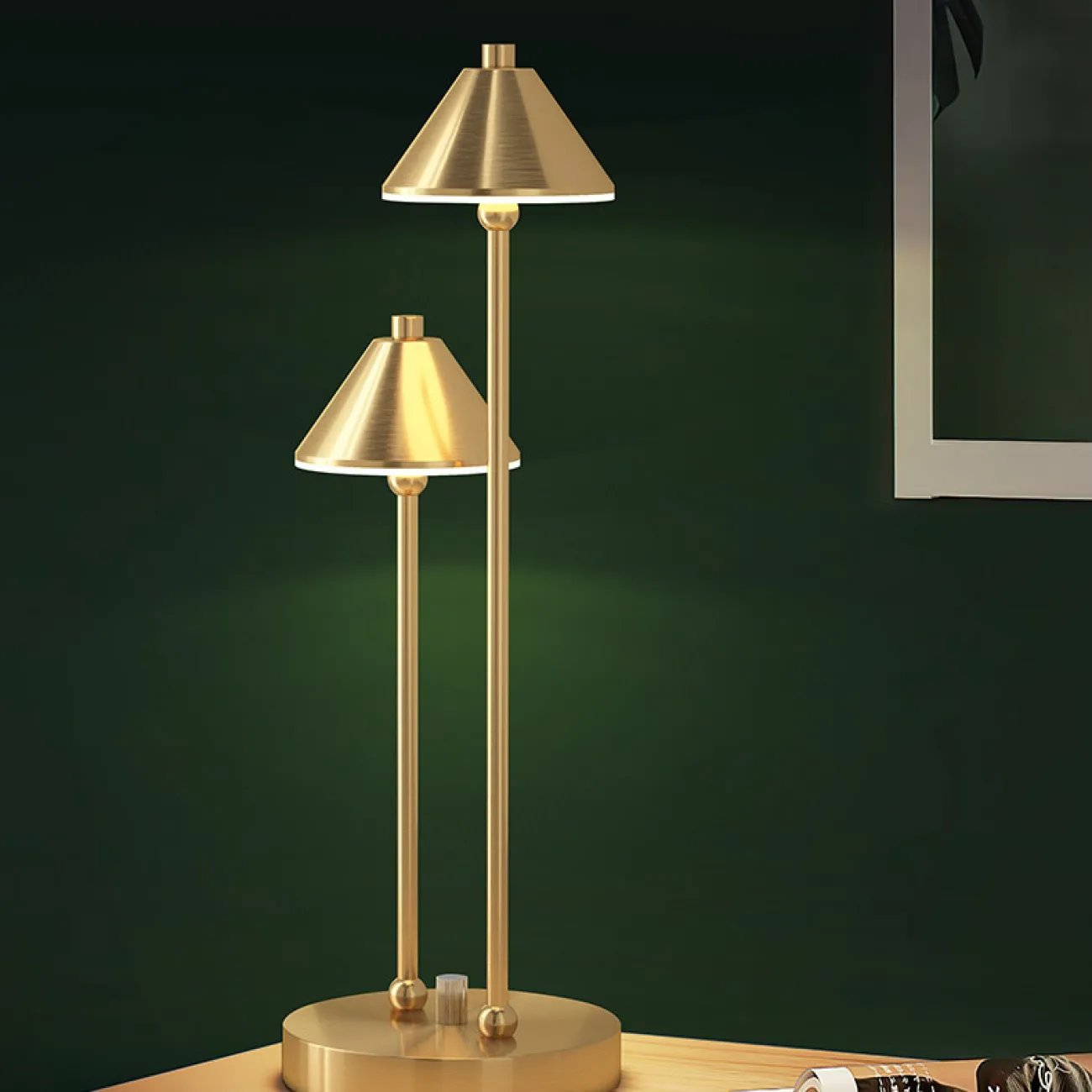 Настольная лампа GENRE TAB Brass от ImperiumLoft