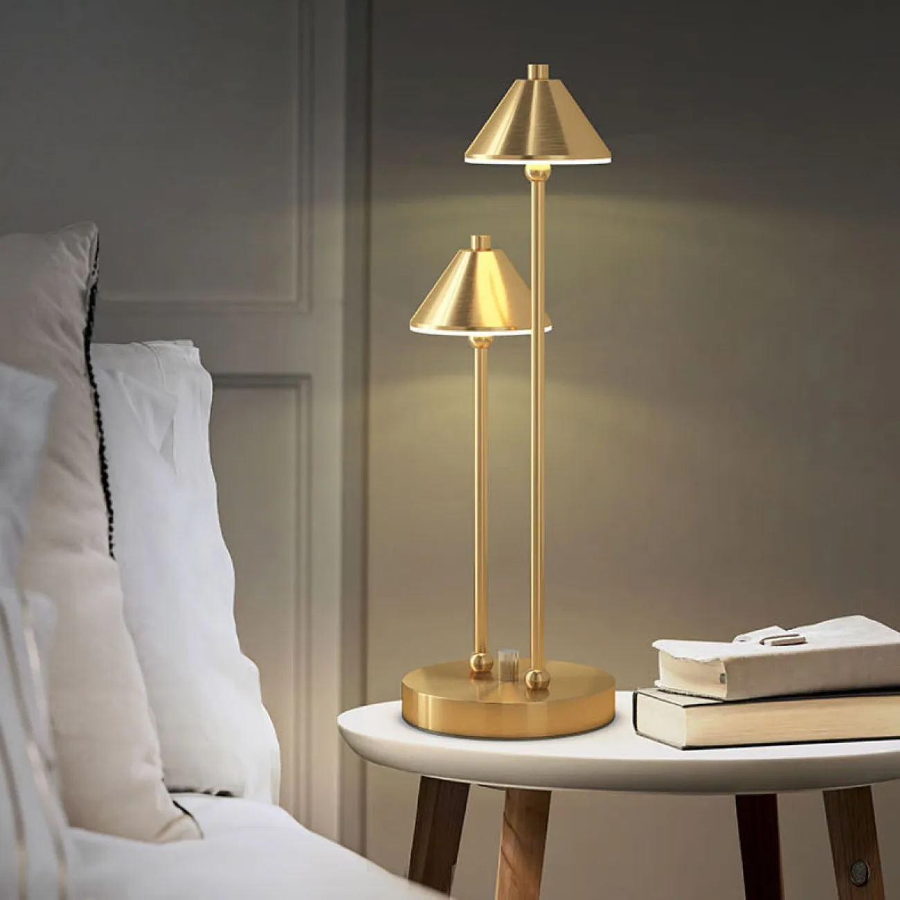 Настольная лампа GENRE TAB Brass от ImperiumLoft