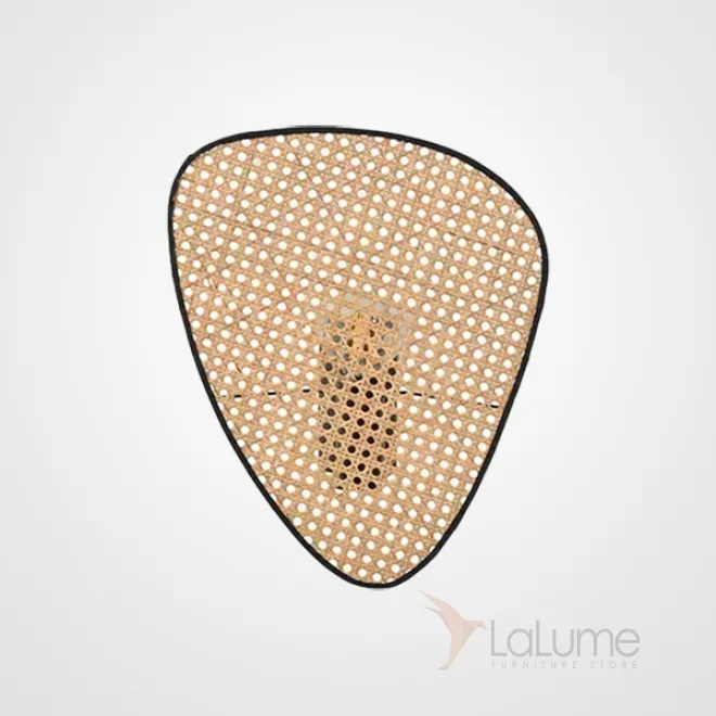 Серия настенных светильников с треугольными рассеивателями из бамбукового плетения RAVDNA WALL L33 Серия настенных светильников с треугольными рассеивателями из бамбукового плетения RAVDNA WALL L33