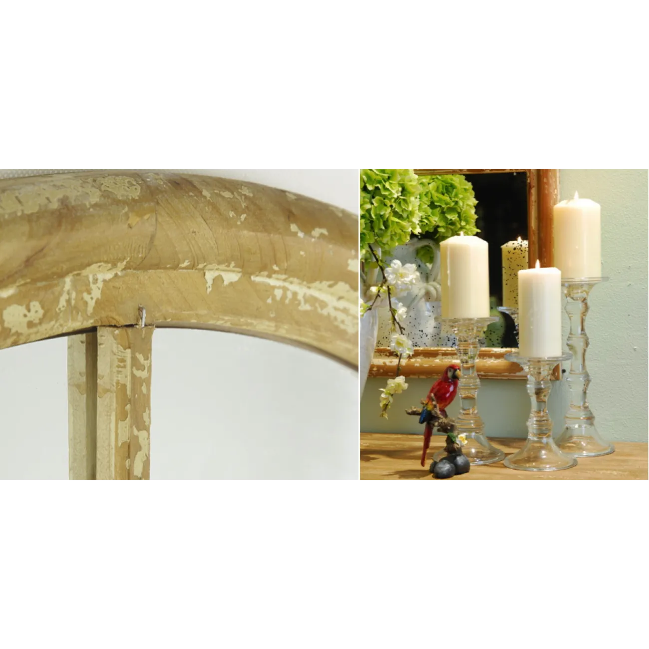 Зеркало настенное состаренное Window от LaLume