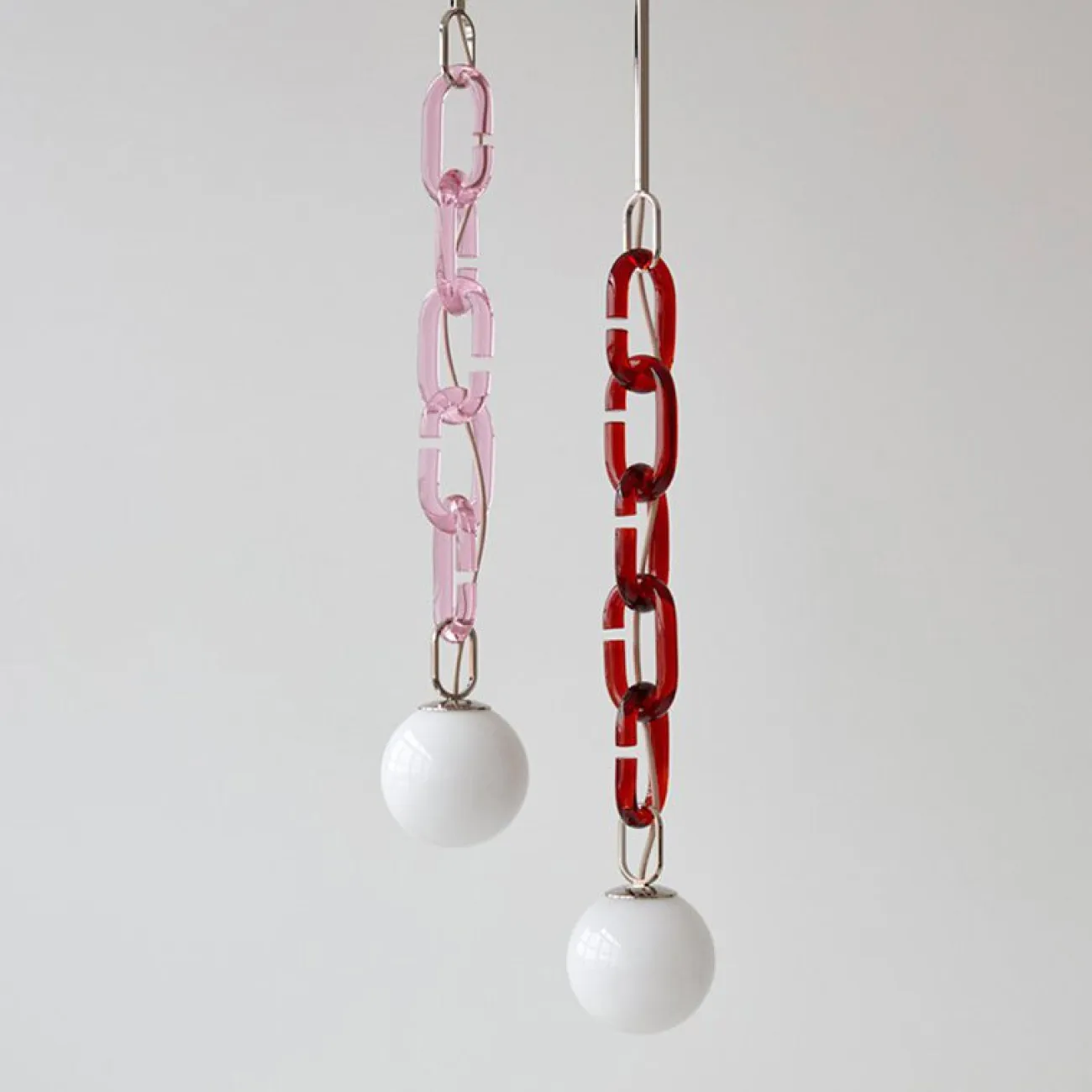 Подвесной светильник CHAIN РОЗОВЫЙ от ImperiumLoft Подвесной светильник CHAIN РОЗОВЫЙ от ImperiumLoft