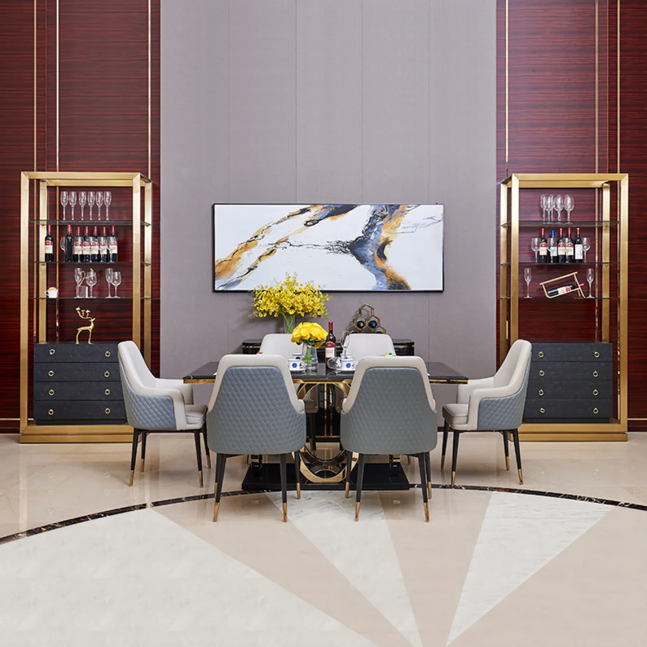 Дизайнерский обеденный стол LaLume-AZ00284