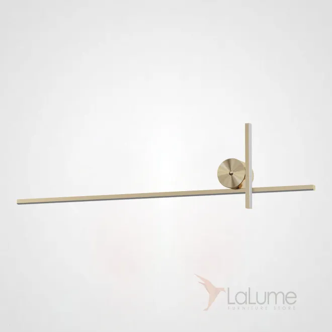 Серия настенных светодиодных светильников с прямоугольными перекрестными плафонами на круглом креплении STICH L80