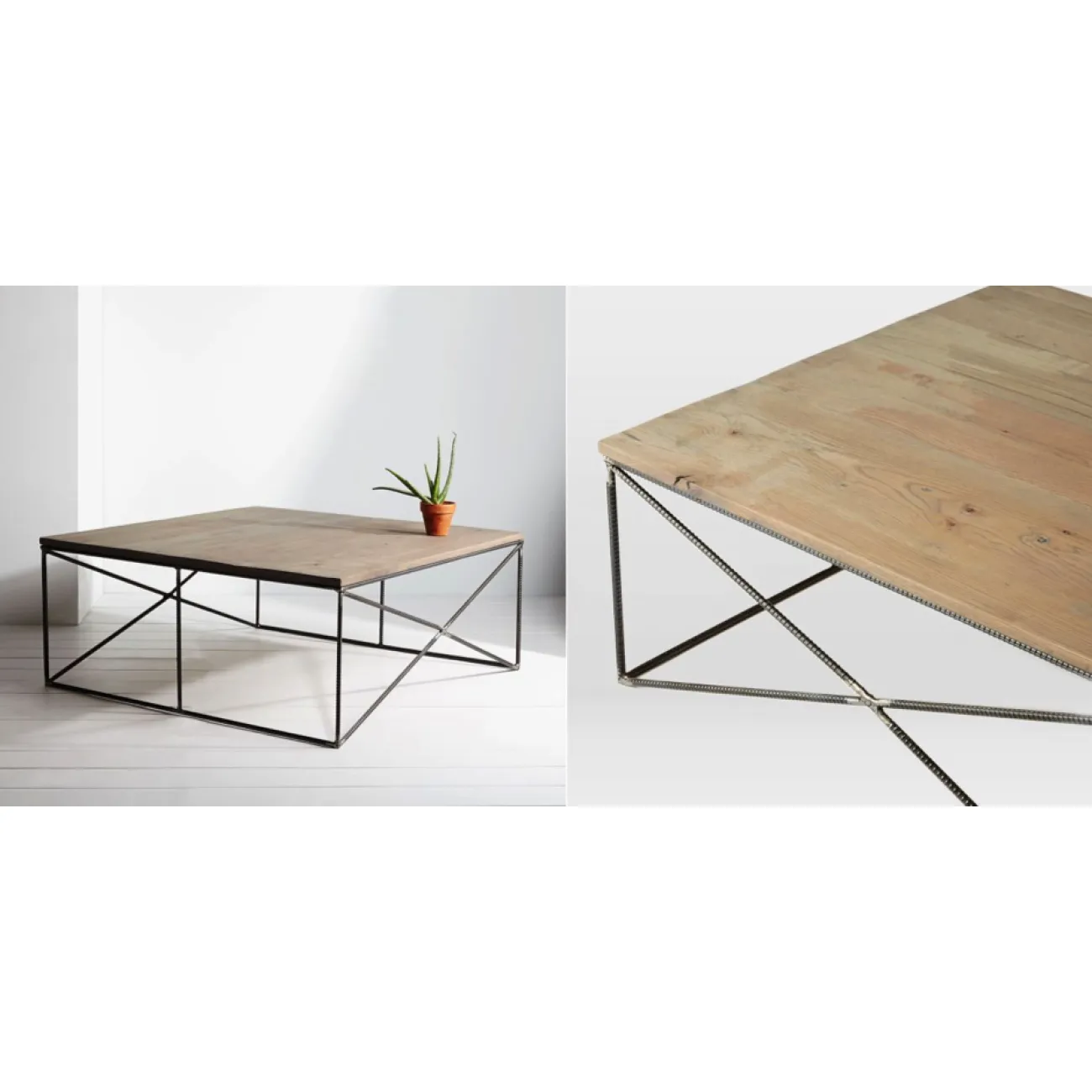 Журнальный стол Industrial Rust Fixtures Coffee Table от LaLume