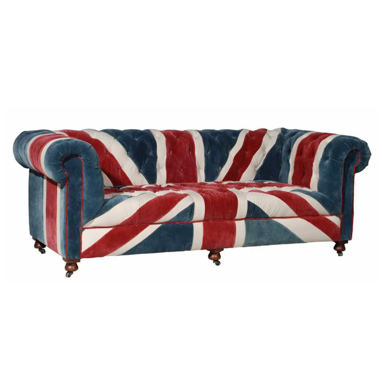 William Sofa Union Jack Velvet Andrew Martin designed by Martin Waller от LaLume
