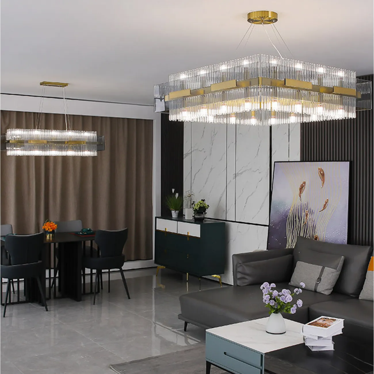 Подвесная люстра SELLA H от ImperiumLoft