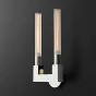 Бра RH CANELLE wall lamp DOUBLE Sconces chrome от ImperiumLoft