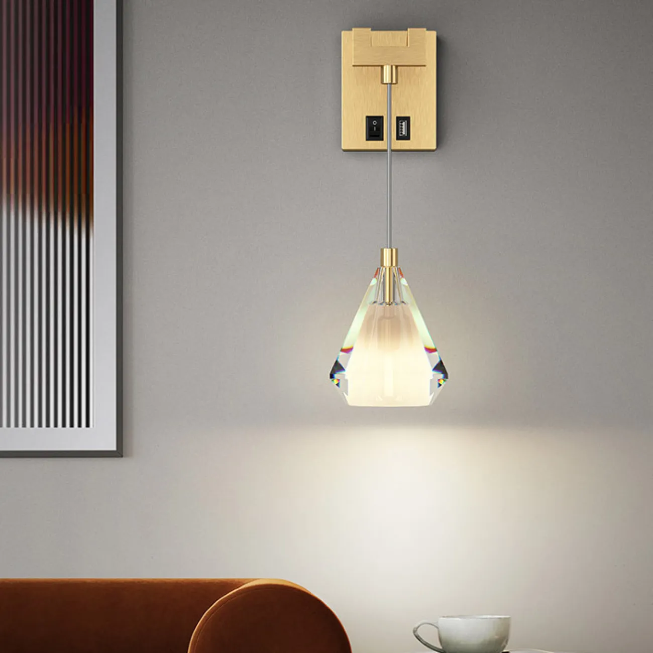 Настенный светильник SOLDIS WALL Black от ImperiumLoft