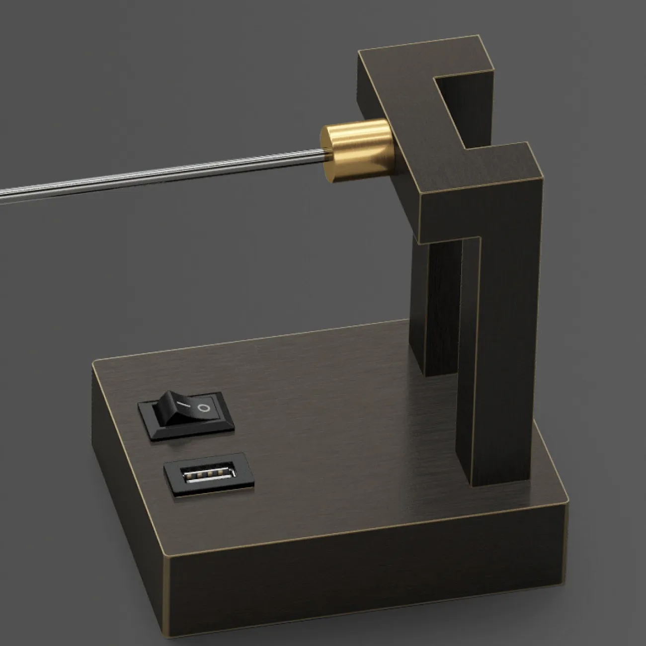 Настенный светильник SOLDIS WALL Brass от ImperiumLoft