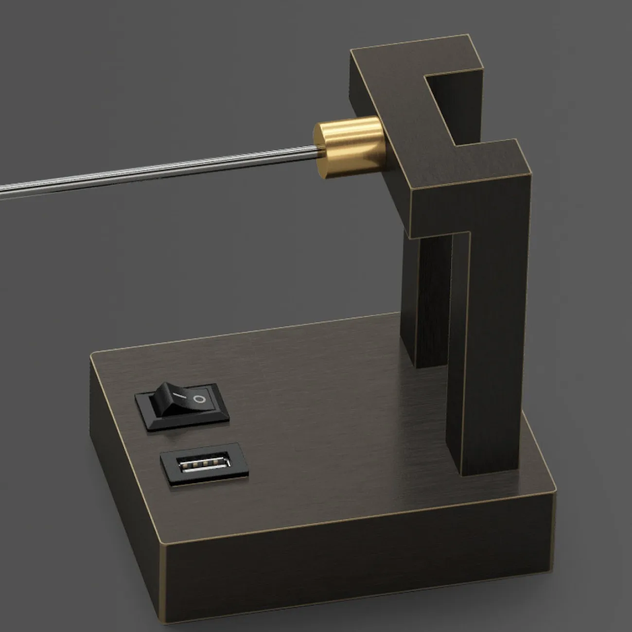 Настенный светильник SOLDIS WALL Black от ImperiumLoft