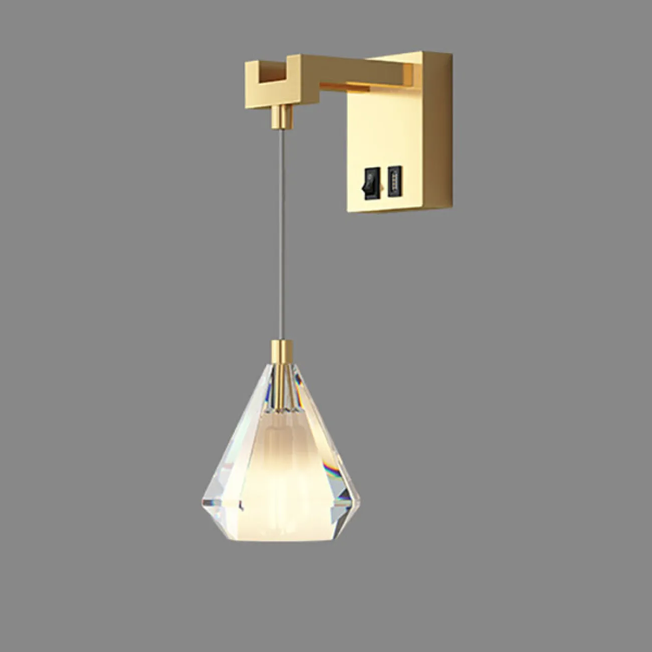 Настенный светильник SOLDIS WALL Black от ImperiumLoft