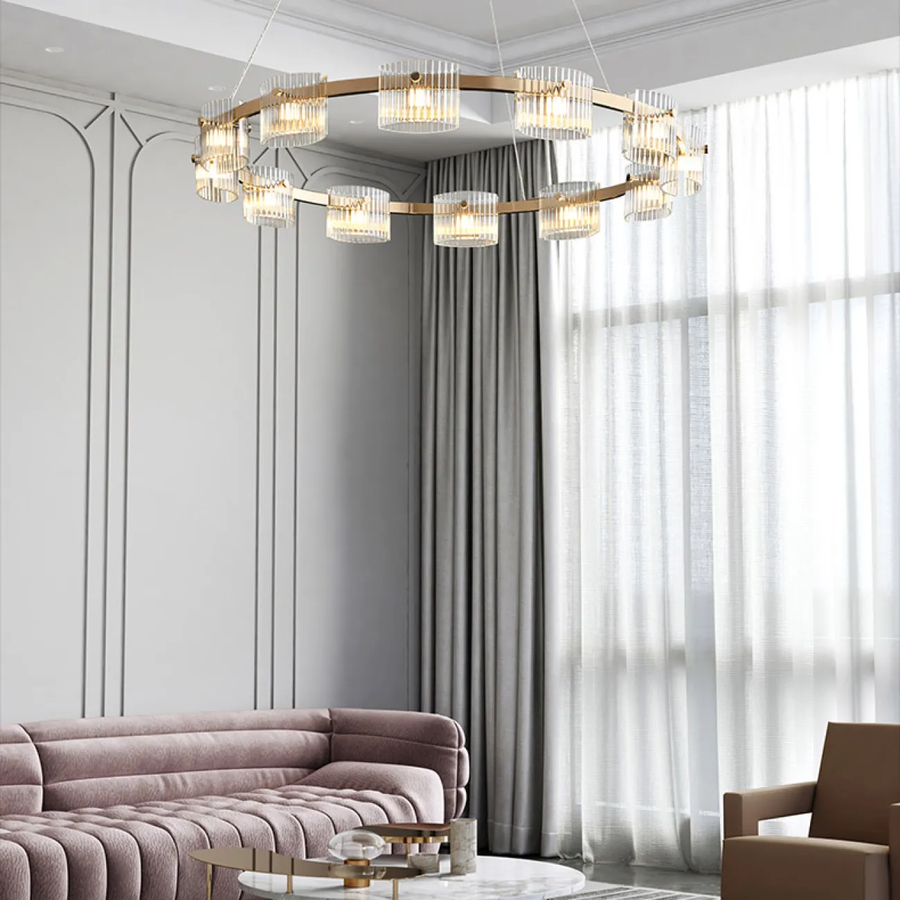 Подвесная люстра NICOLETTA D60 от ImperiumLoft