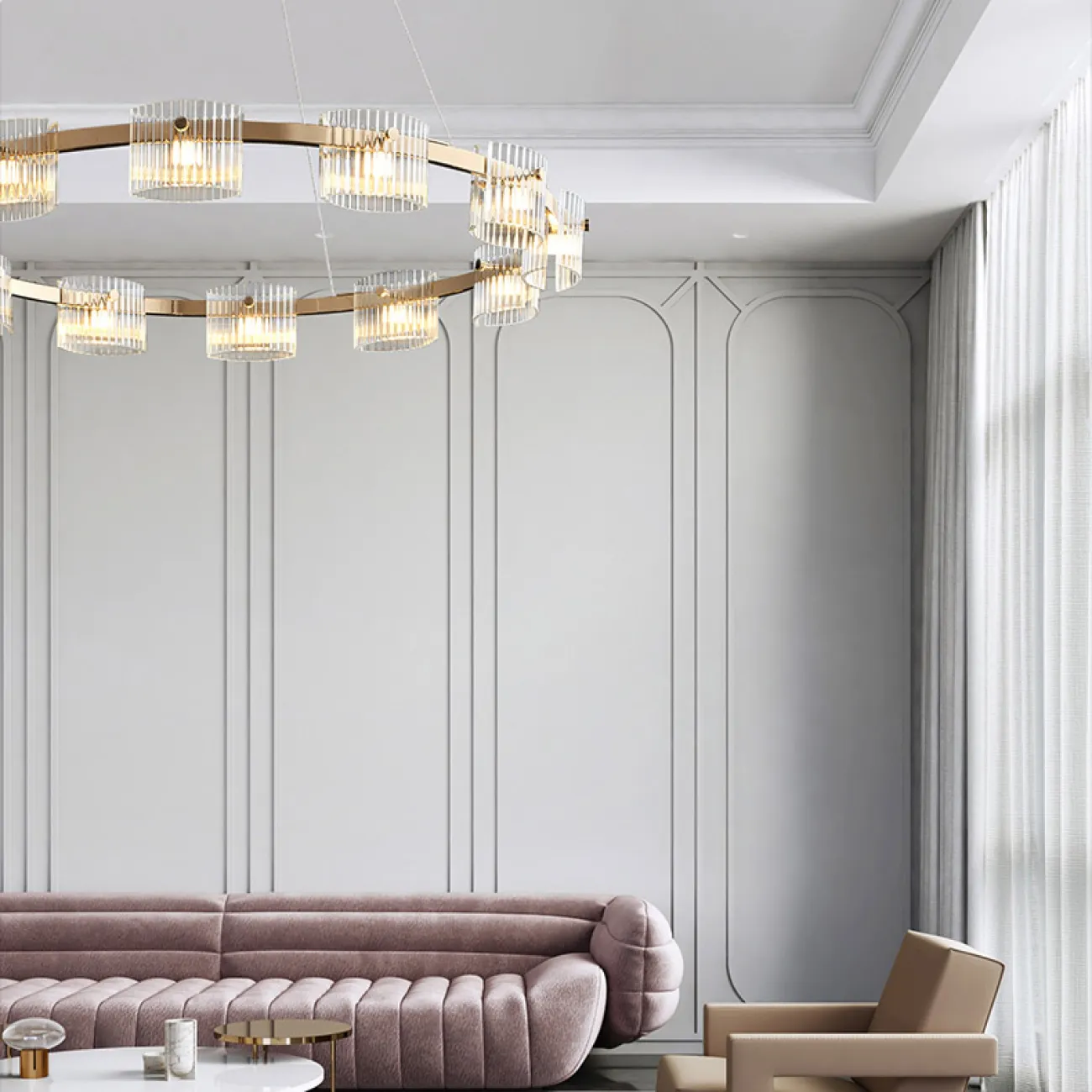 Подвесная люстра NICOLETTA D60 от ImperiumLoft