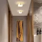 Точечный светодиодный светильник с круглой LED-панелью и световой окантовкой на цилиндрическом корпусе FAM 4000К