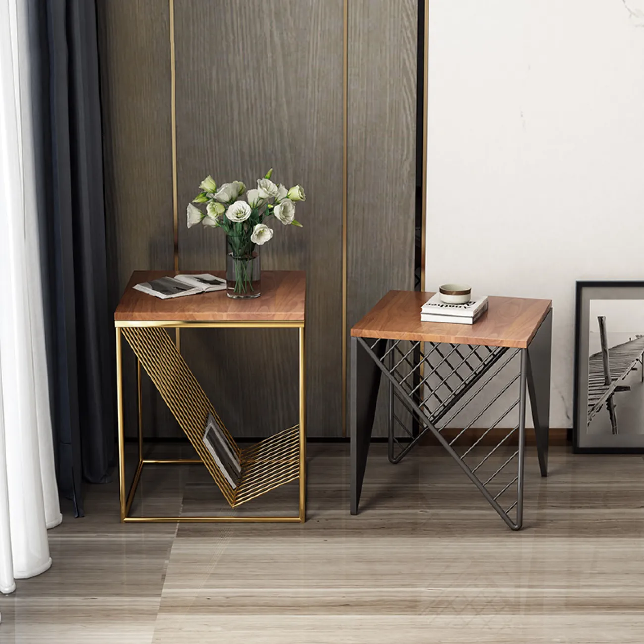 Дизайнерский журнальный столик LaLume-AP00110