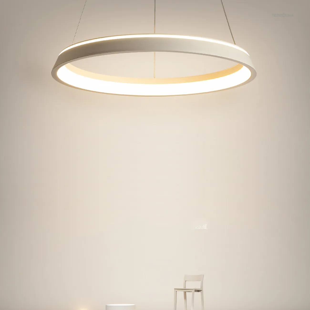 Подвесная люстра CHANETT D40 Black Трехцветный свет от ImperiumLoft