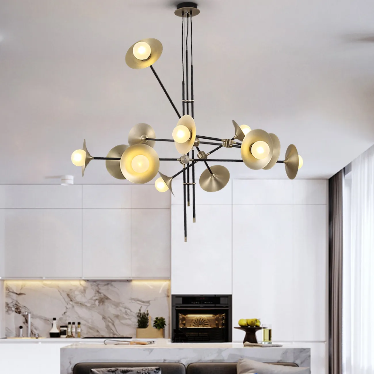 Подвесная люстра VERK 6 lamps от ImperiumLoft