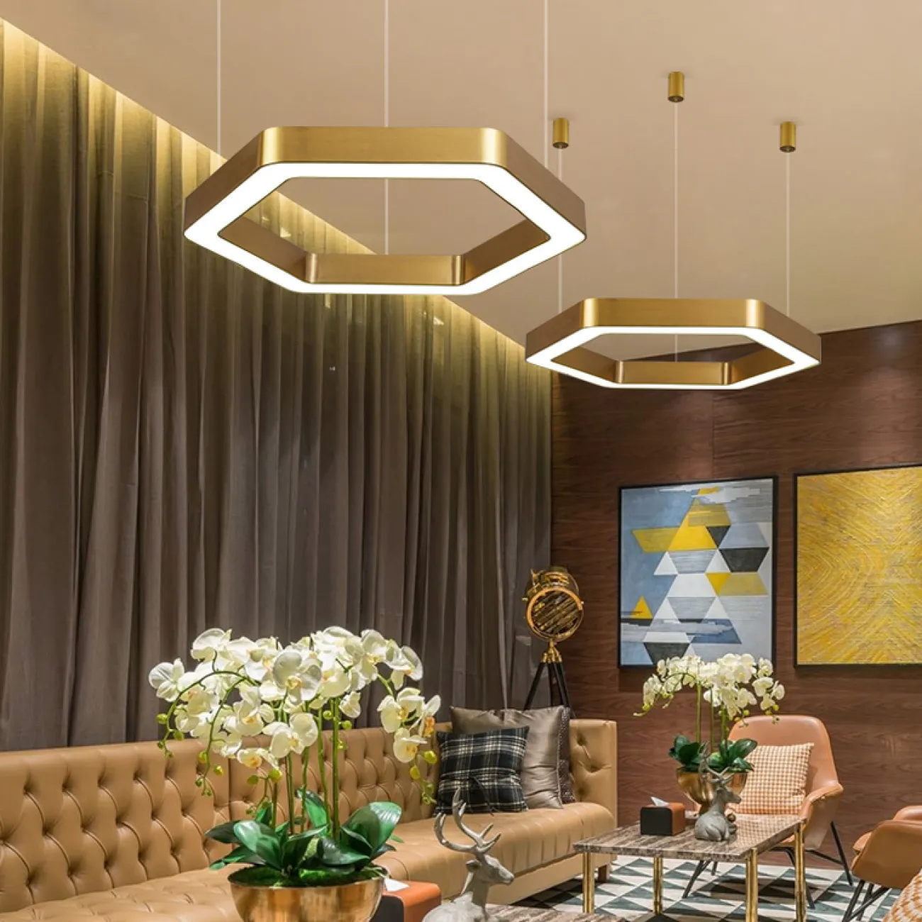 Светильник Hex 750 D80 от ImperiumLoft