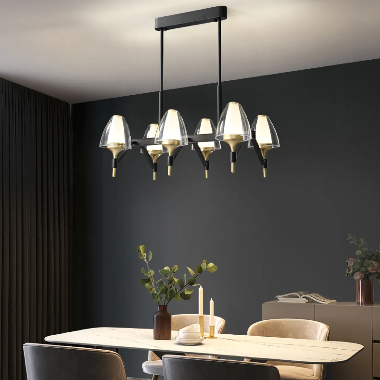 Потолочный светильник NANSY LONG L70 от ImperiumLoft