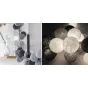 Гирлянда хлопковые фонарики Сotton Ball Silver Mix