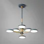 Подвесная люстра TURNA DBL L6 Gray от ImperiumLoft