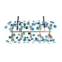 Люстра Agate Burst Chandelier Blue Line от LaLume