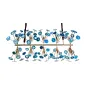 Люстра Agate Burst Chandelier Blue Line от LaLume