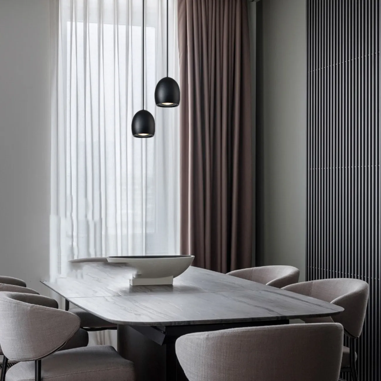 Подвесной светильник DIEGO B Black 4000К от ImperiumLoft