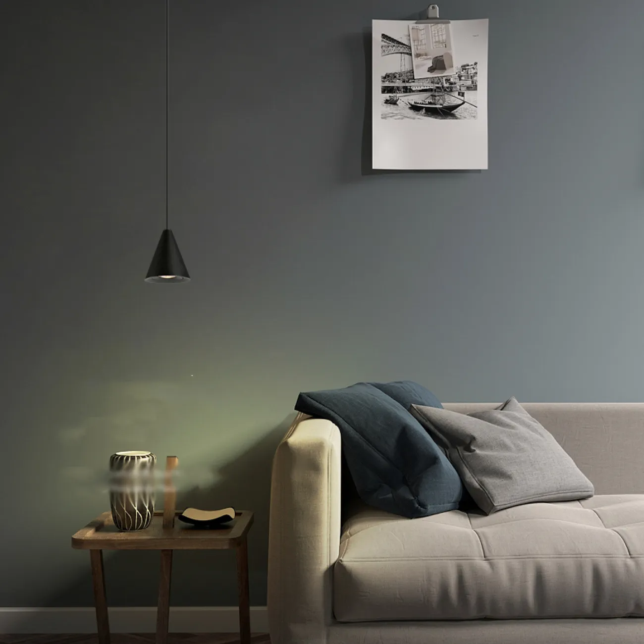 Подвесной светильник DIEGO B Black 4000К от ImperiumLoft