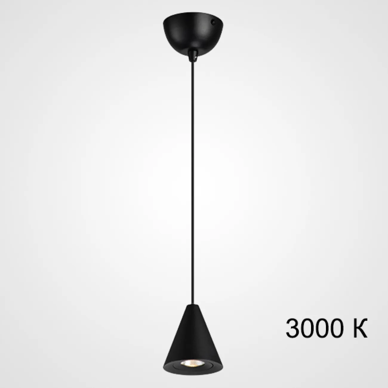 Подвесной светильник DIEGO B Black 4000К от ImperiumLoft